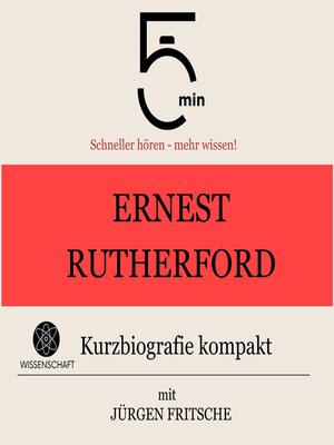 cover image of Ernest Rutherford